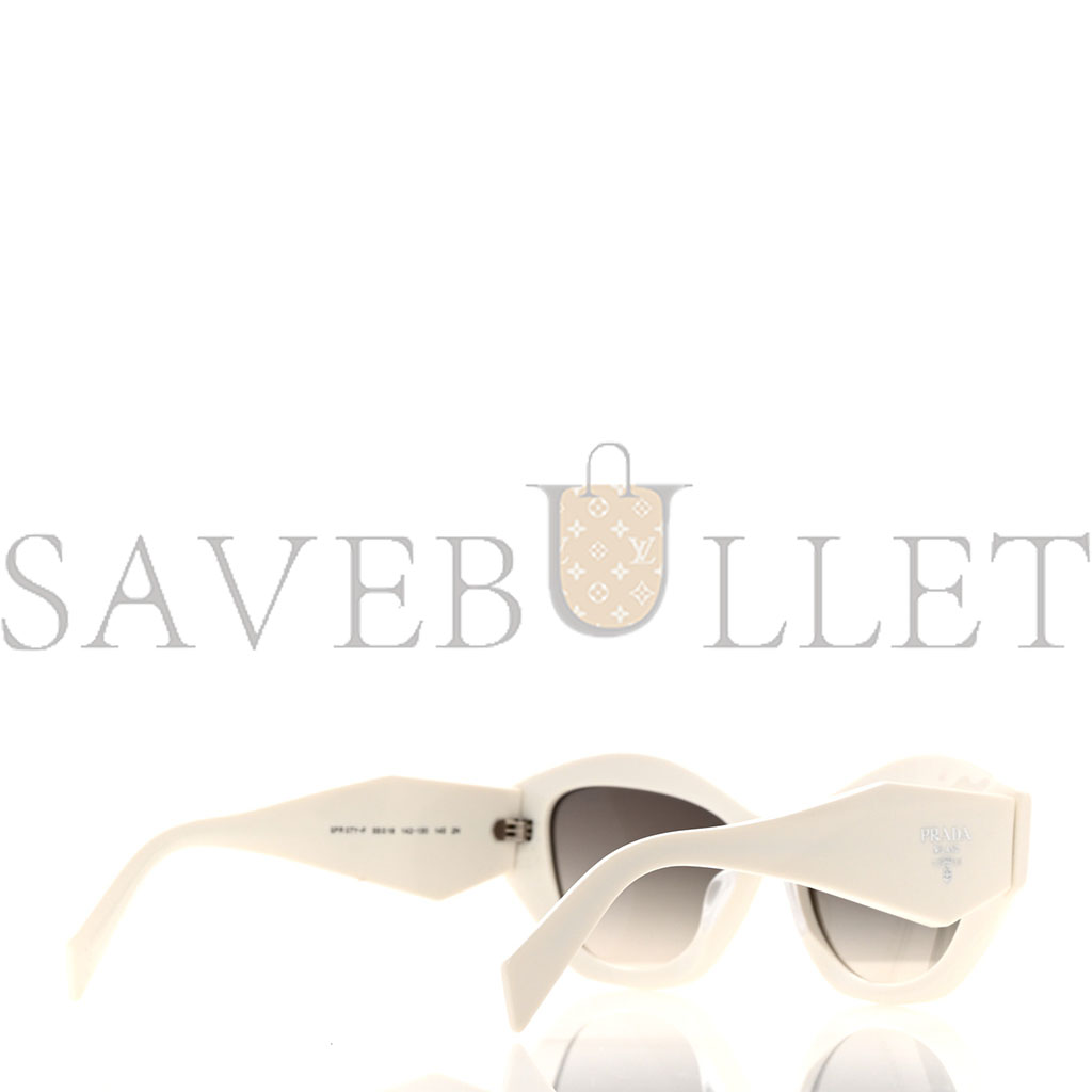 PRADA ACETATE SYMBOLE SUNGLASSES SPR 07Y-F WHITE