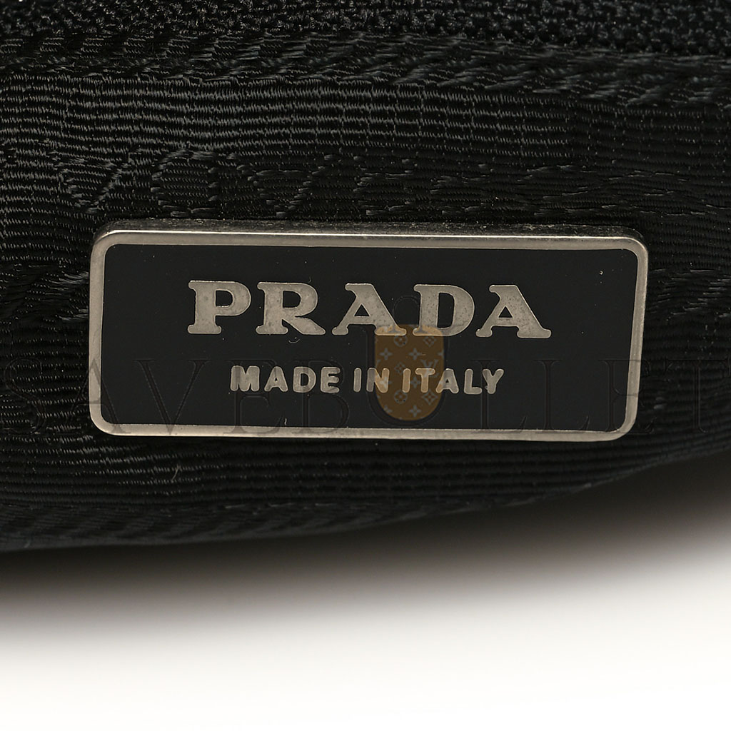 PRADA NYLON VELA MEDIUM BACKPACK BLACK (30*30*14cm)