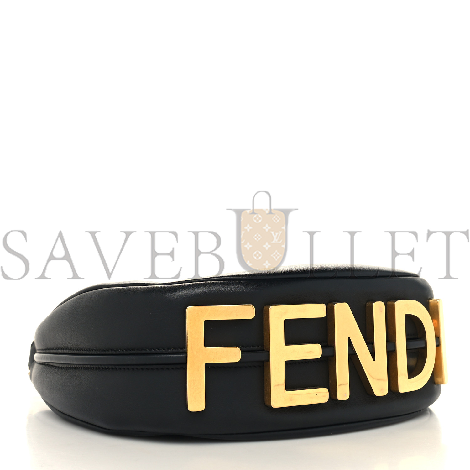 FENDI VITELLO GRACE MATTE SMALL FENDIGRAPHY HOBO BAG BLACK (28*23*10cm) FENDI VITELLO GRACE MATTE SMALL FENDIGRAPHY HOBO BAG BLACK (28*23*10cm)