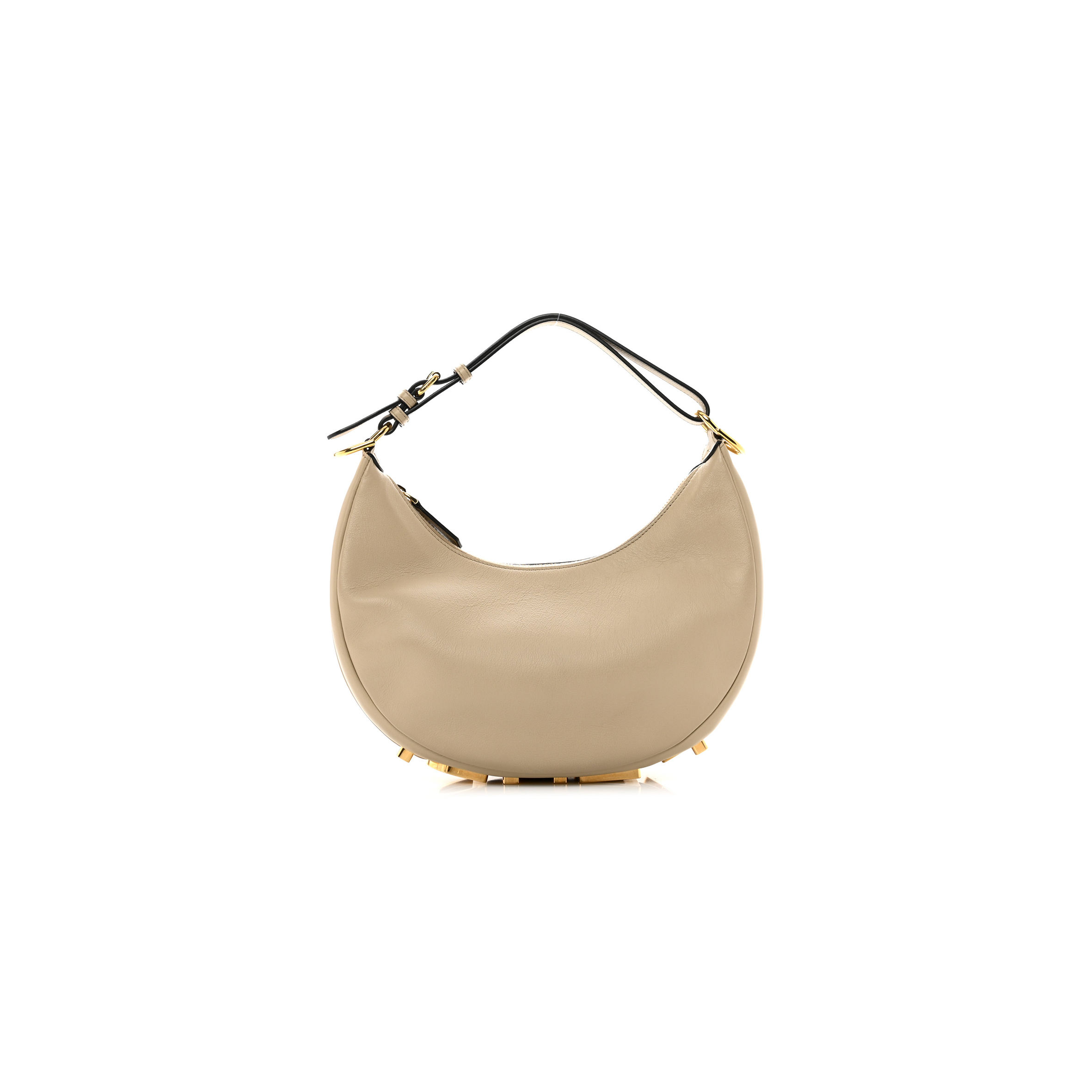 FENDI VITELLO GRACE MATTE SMALL FENDIGRAPHY HOBO BAG NUVOLA (28*23*10cm) FENDI VITELLO GRACE MATTE SMALL FENDIGRAPHY HOBO BAG NUVOLA (28*23*10cm)