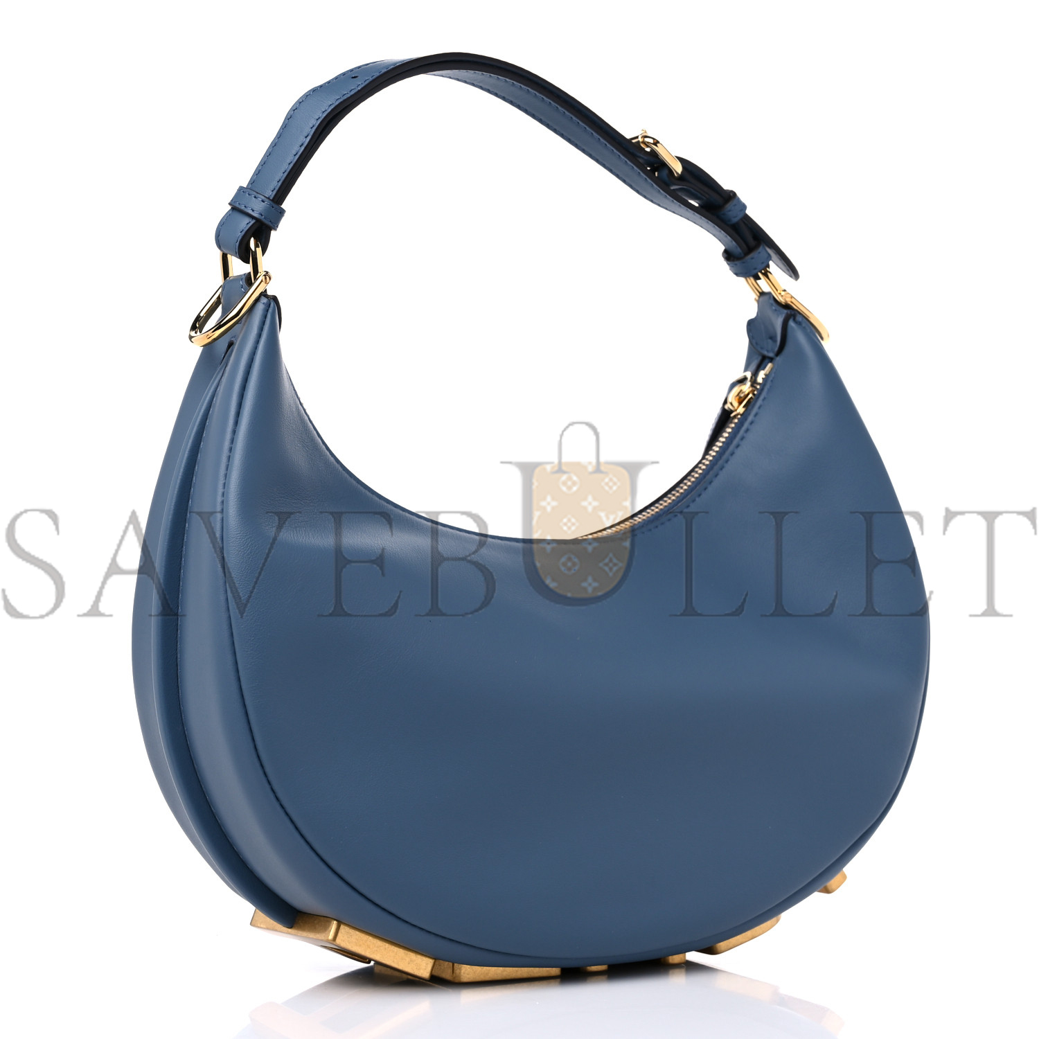 FENDI VITELLO GRACE MATTE SMALL FENDIGRAPHY HOBO BAG MIRTO (30*16*9cm) FENDI VITELLO GRACE MATTE SMALL FENDIGRAPHY HOBO BAG MIRTO (30*16*9cm)