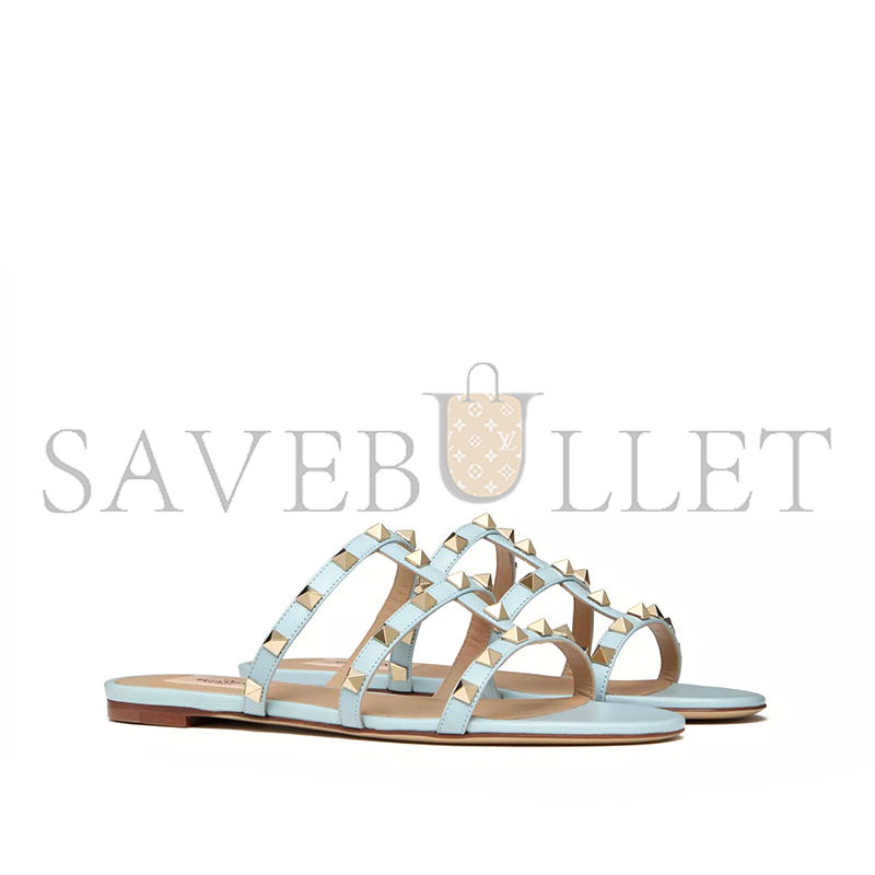 VALENTINO ROCKSTUD FLAT SLIDE SANDAL 5W2S0C49VOD_ZJ4 VALENTINO ROCKSTUD FLAT SLIDE SANDAL 5W2S0C49VOD_ZJ4