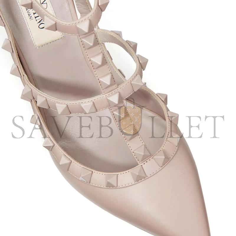 VALENTINO ROCKSTUD ANKLE STRAP PUMP WITH TONAL STUDS 100 MM 5W2S0393VB8_P45 VALENTINO ROCKSTUD ANKLE STRAP PUMP WITH TONAL STUDS 100 MM 5W2S0393VB8_P45