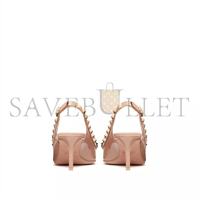 VALENTINO ROCKSTUD BOW SLINGBACK PATENT LEATHER PUMP 60MM 5W2S0IB8TZE_GF9 VALENTINO ROCKSTUD BOW SLINGBACK PATENT LEATHER PUMP 60MM 5W2S0IB8TZE_GF9