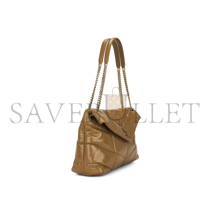 YSL PUFFER MEDIUM IN LEATHER 2402226697850 (35*23*13cm)