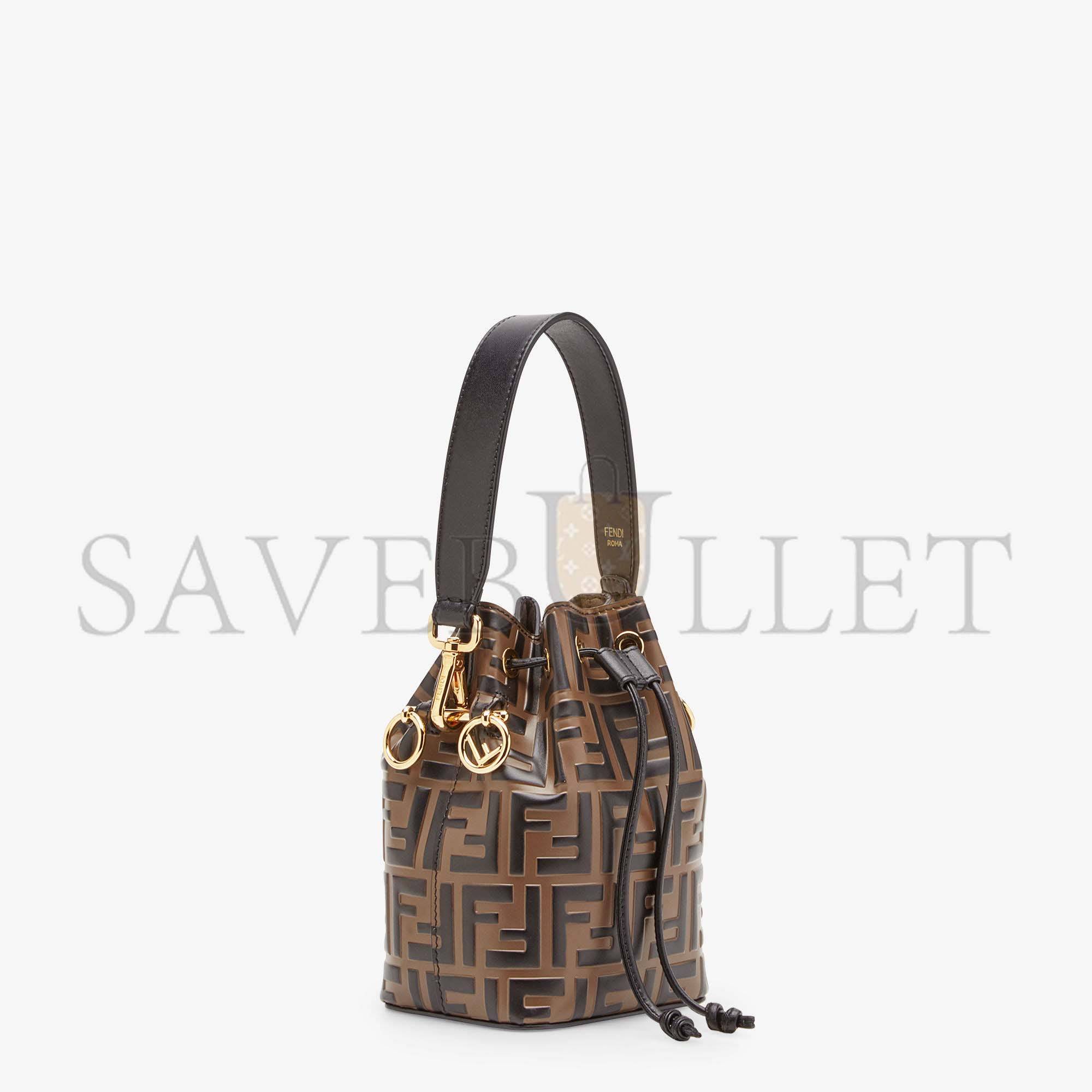 FENDI MON TRESOR - BROWN LEATHER MINI BAG 8BS010A659F13VK (18*12*10cm) FENDI MON TRESOR - BROWN LEATHER MINI BAG 8BS010A659F13VK (18*12*10cm)