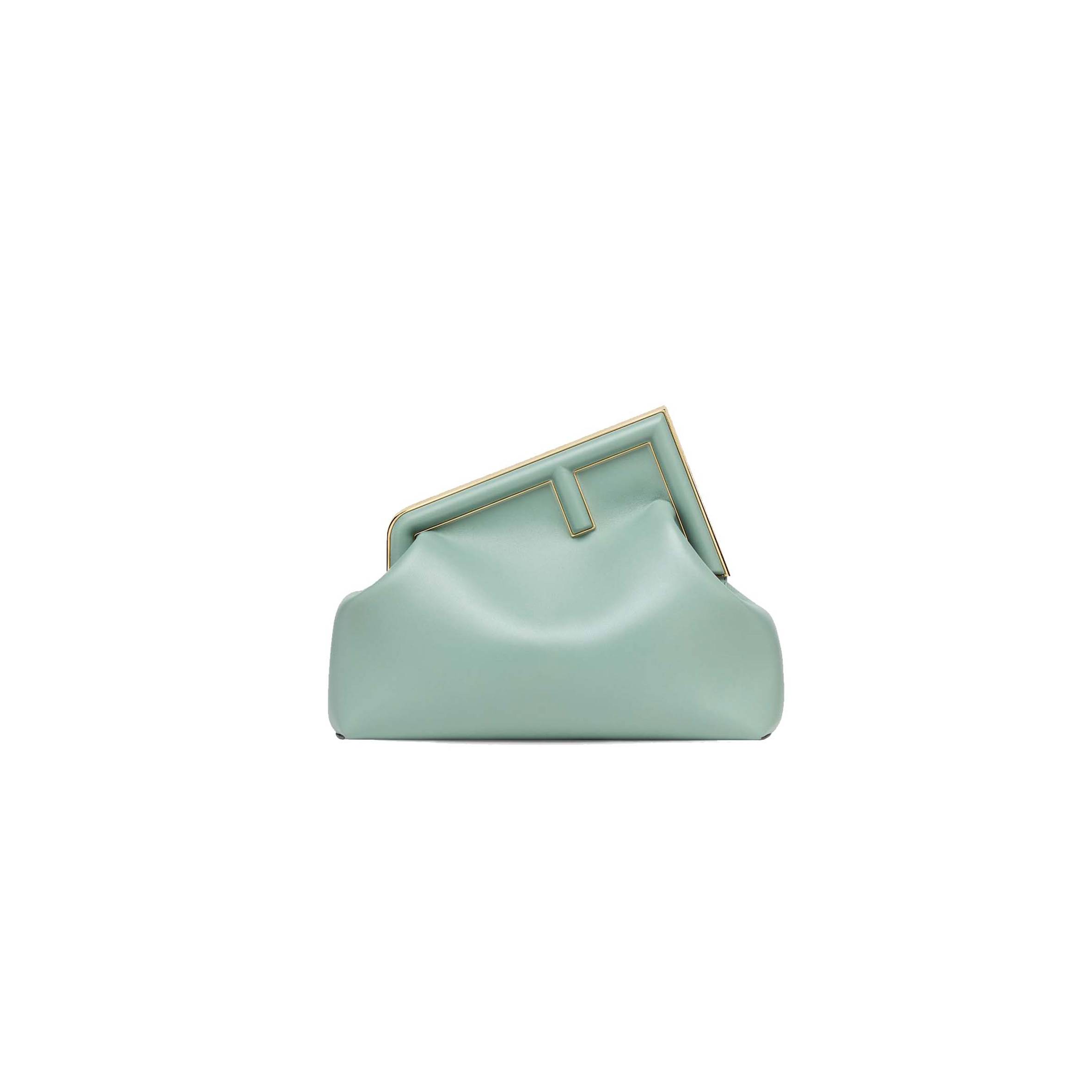 FENDI FIRST MEDIUM - MINT GREEN LEATHER BAG 8BP127ABVEF03HW (32.5*23.5*15cm) FENDI FIRST MEDIUM - MINT GREEN LEATHER BAG 8BP127ABVEF03HW (32.5*23.5*15cm)