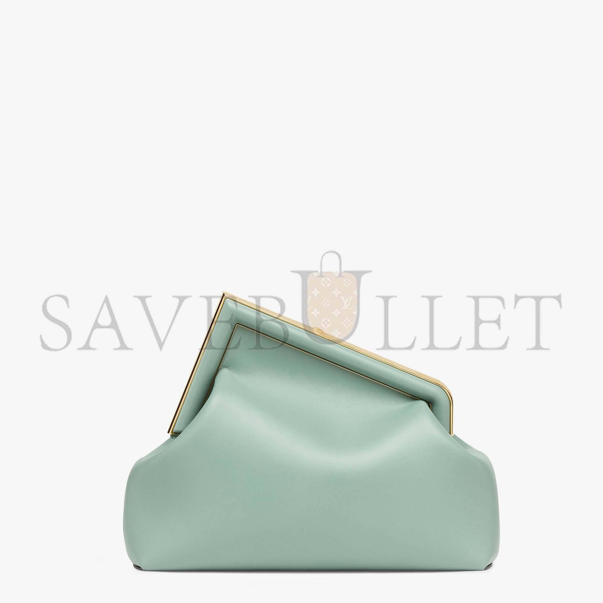 FENDI FIRST MEDIUM - MINT GREEN LEATHER BAG 8BP127ABVEF03HW (32.5*23.5*15cm) FENDI FIRST MEDIUM - MINT GREEN LEATHER BAG 8BP127ABVEF03HW (32.5*23.5*15cm)