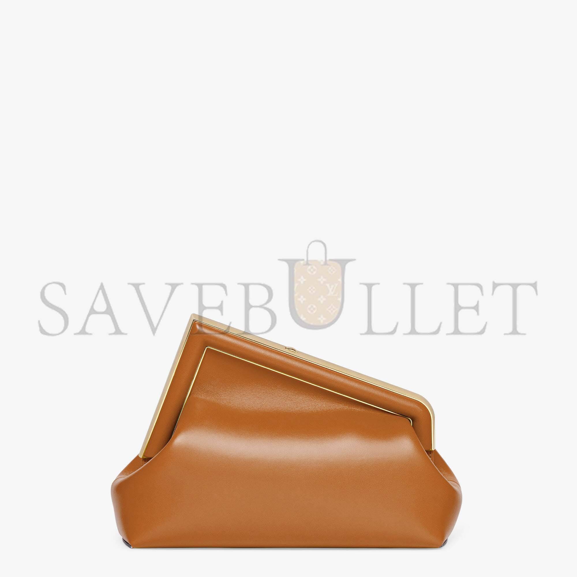 FENDI FIRST MIDI - BROWN LEATHER BAG 8BP137ABVEF0NYJ (30*20*14cm) FENDI FIRST MIDI - BROWN LEATHER BAG 8BP137ABVEF0NYJ (30*20*14cm)