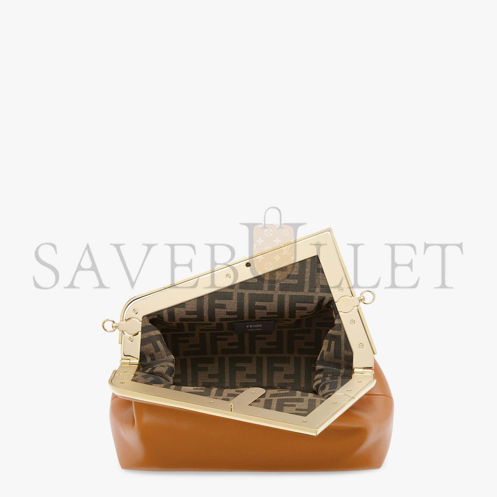 FENDI FIRST MIDI - BROWN LEATHER BAG 8BP137ABVEF0NYJ (30*20*14cm) FENDI FIRST MIDI - BROWN LEATHER BAG 8BP137ABVEF0NYJ (30*20*14cm)