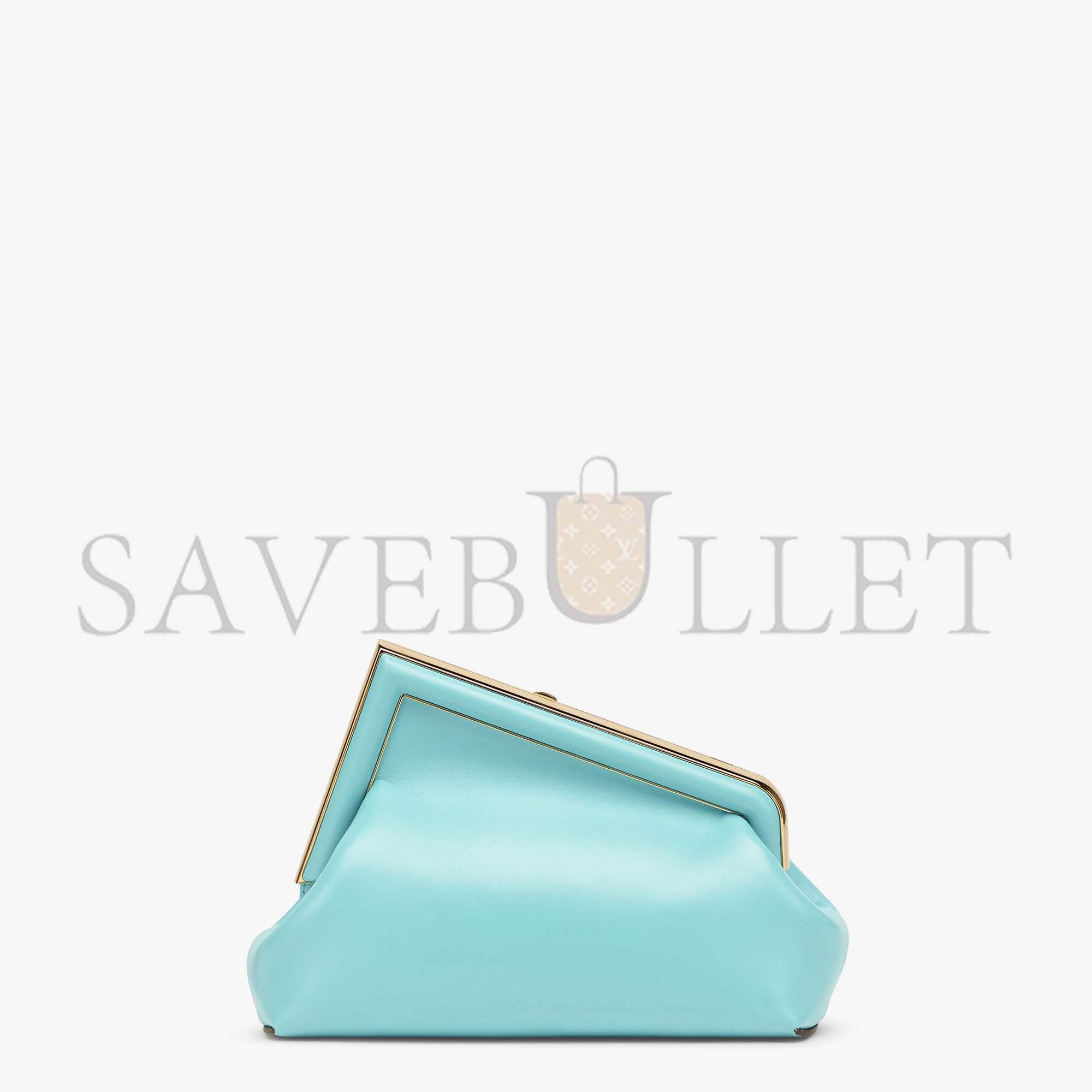 FENDI FIRST SMALL - TURQUOISE LEATHER BAG 8BP129ABVEF1JTX (26*18*9.5cm) FENDI FIRST SMALL - TURQUOISE LEATHER BAG 8BP129ABVEF1JTX (26*18*9.5cm)