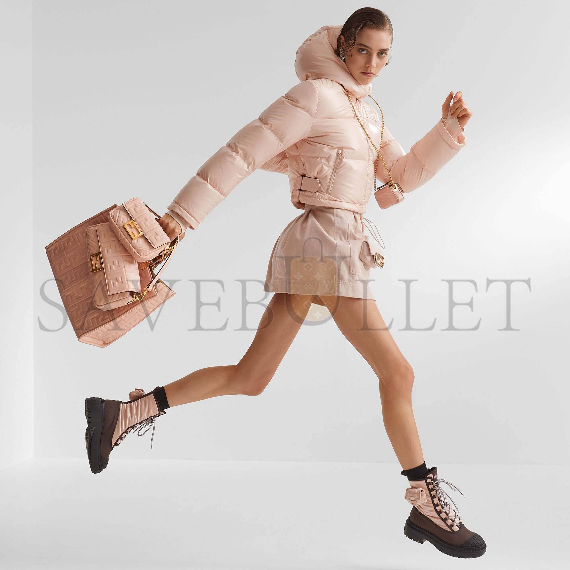 FENDI BAGUETTE MINI - PINK NAPPA LEATHER BAG 8BS017A72VF1JCJ (19*11.5*4cm) FENDI BAGUETTE MINI - PINK NAPPA LEATHER BAG 8BS017A72VF1JCJ (19*11.5*4cm)