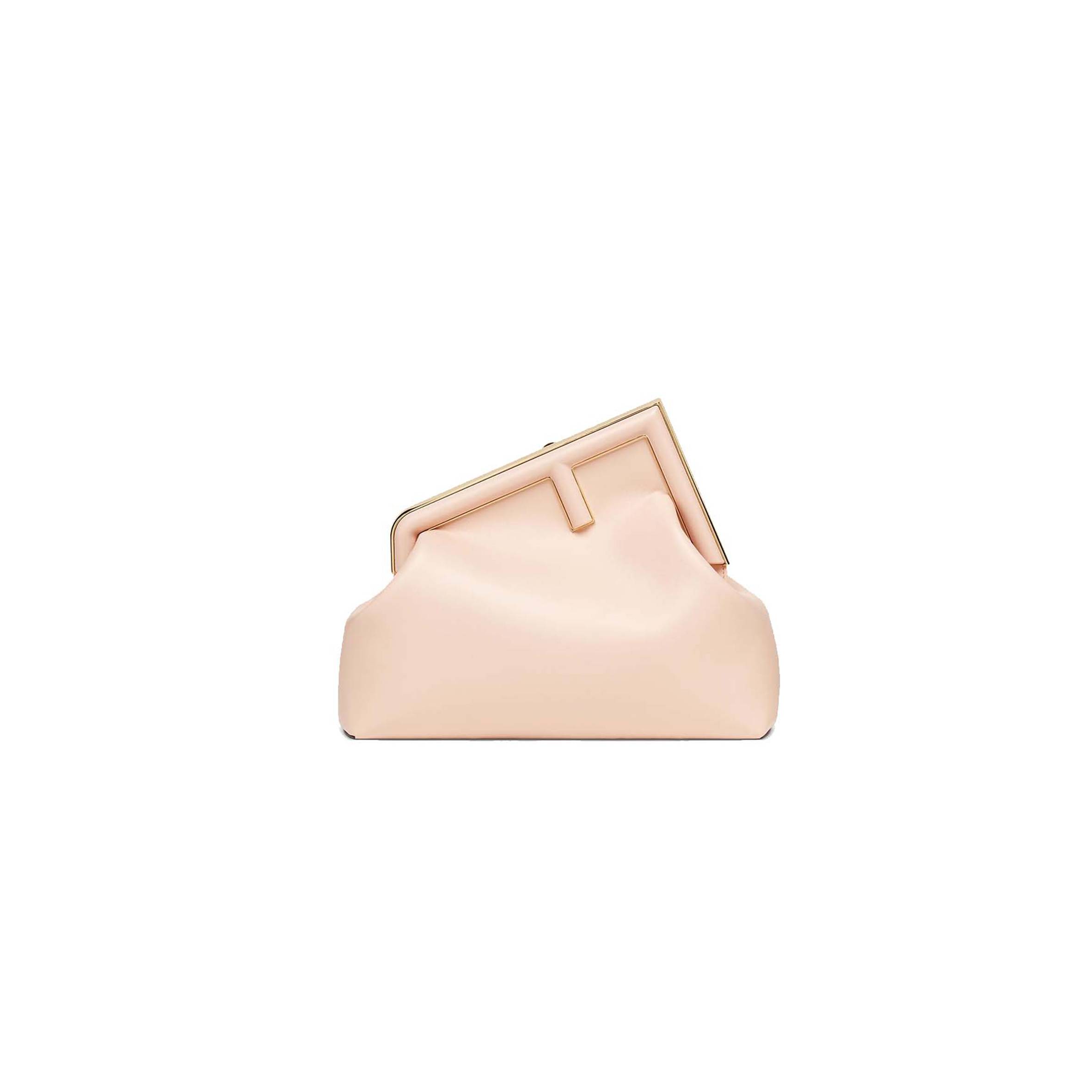 FENDI FIRST MEDIUM - PALE PINK LEATHER BAG 8BP127ABVEF14N1 (32.5*23.5*15cm) FENDI FIRST MEDIUM - PALE PINK LEATHER BAG 8BP127ABVEF14N1 (32.5*23.5*15cm)
