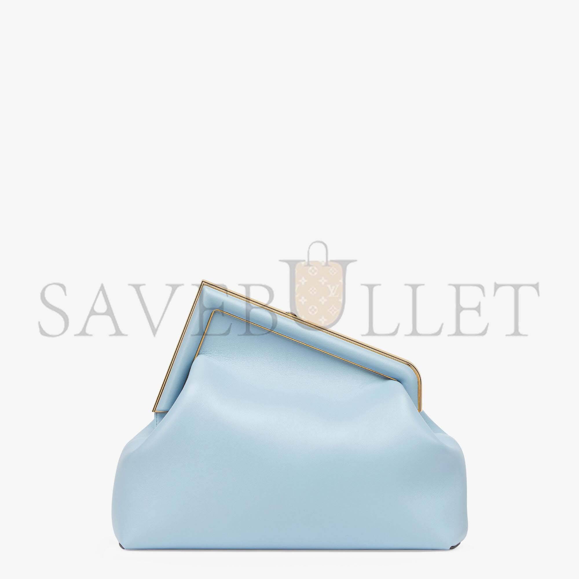 FENDI FIRST MEDIUM - LIGHT BLUE LEATHER BAG 8BP127ABVEF1993 (32.5*23.5*15cm) FENDI FIRST MEDIUM - LIGHT BLUE LEATHER BAG 8BP127ABVEF1993 (32.5*23.5*15cm)