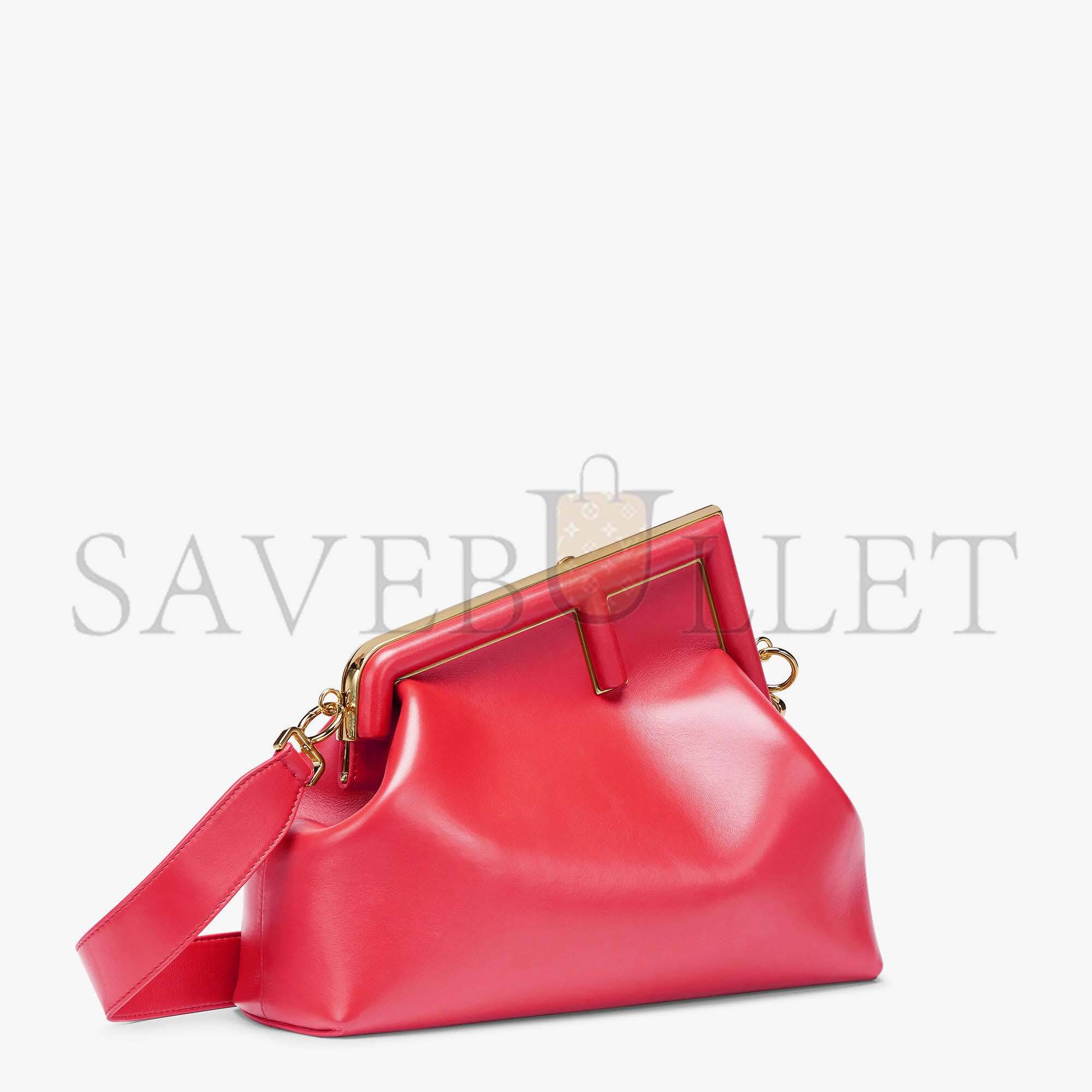 FENDI FIRST MEDIUM - FUCHSIA LEATHER BAG 8BP127ABVEF1HB7 (32.5*23.5*15cm) FENDI FIRST MEDIUM - FUCHSIA LEATHER BAG 8BP127ABVEF1HB7 (32.5*23.5*15cm)