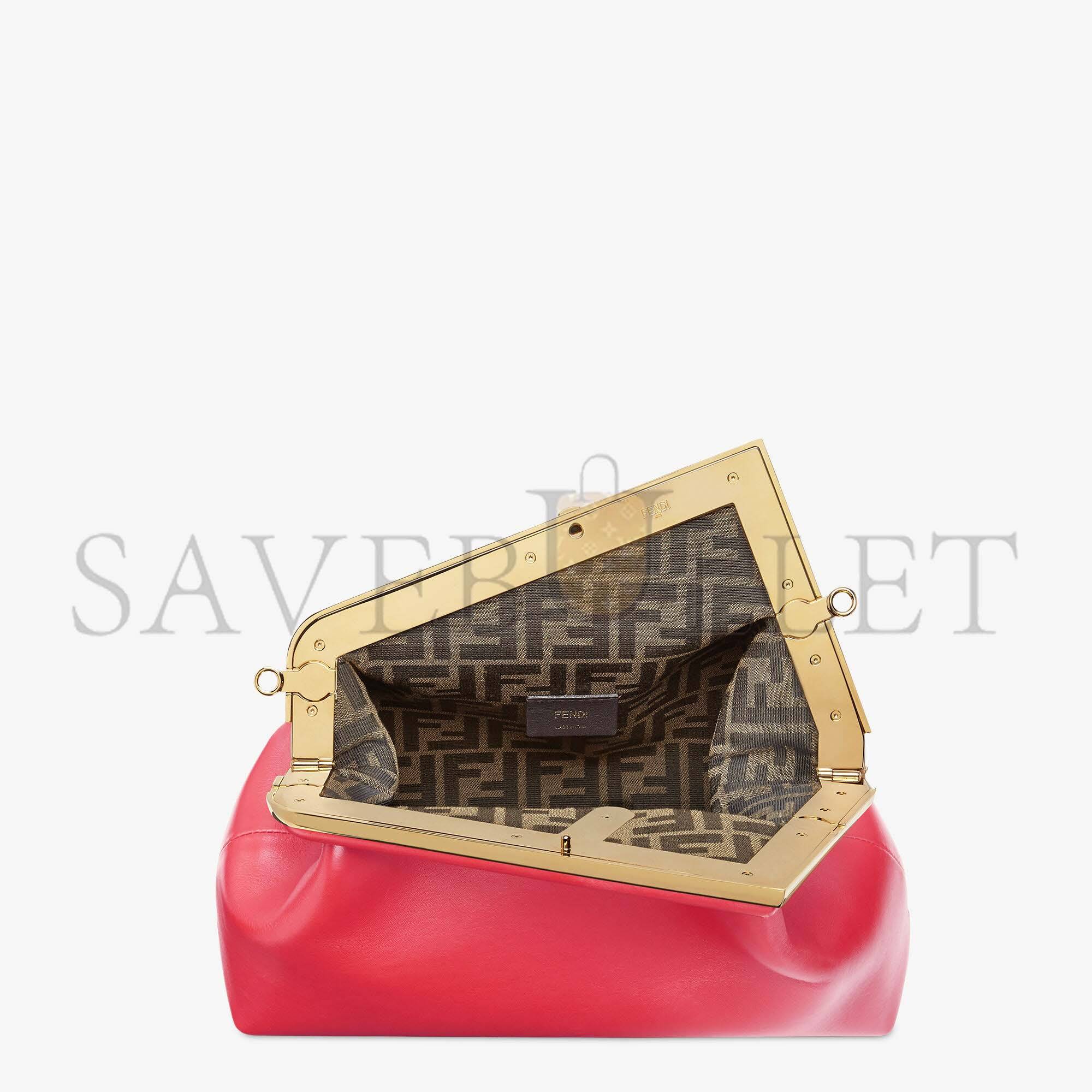 FENDI FIRST MEDIUM - FUCHSIA LEATHER BAG 8BP127ABVEF1HB7 (32.5*23.5*15cm) FENDI FIRST MEDIUM - FUCHSIA LEATHER BAG 8BP127ABVEF1HB7 (32.5*23.5*15cm)