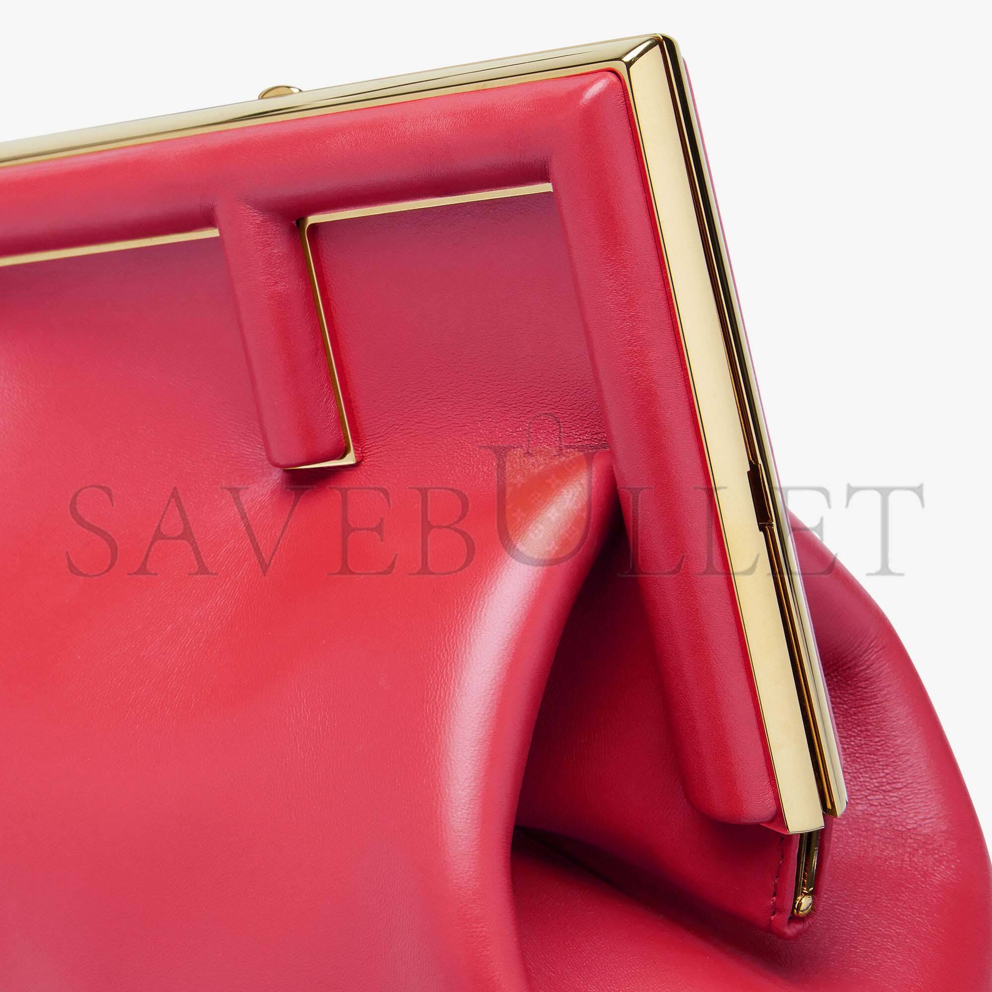 FENDI FIRST MEDIUM - FUCHSIA LEATHER BAG 8BP127ABVEF1HB7 (32.5*23.5*15cm) FENDI FIRST MEDIUM - FUCHSIA LEATHER BAG 8BP127ABVEF1HB7 (32.5*23.5*15cm)