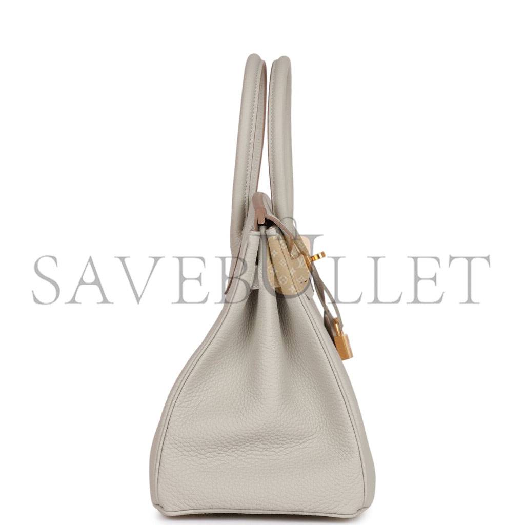 HERMES BIRKIN 30 GRIS PERLE TOGO GOLD HARDWARE (30cm) HERMES BIRKIN 30 GRIS PERLE TOGO GOLD HARDWARE (30cm)