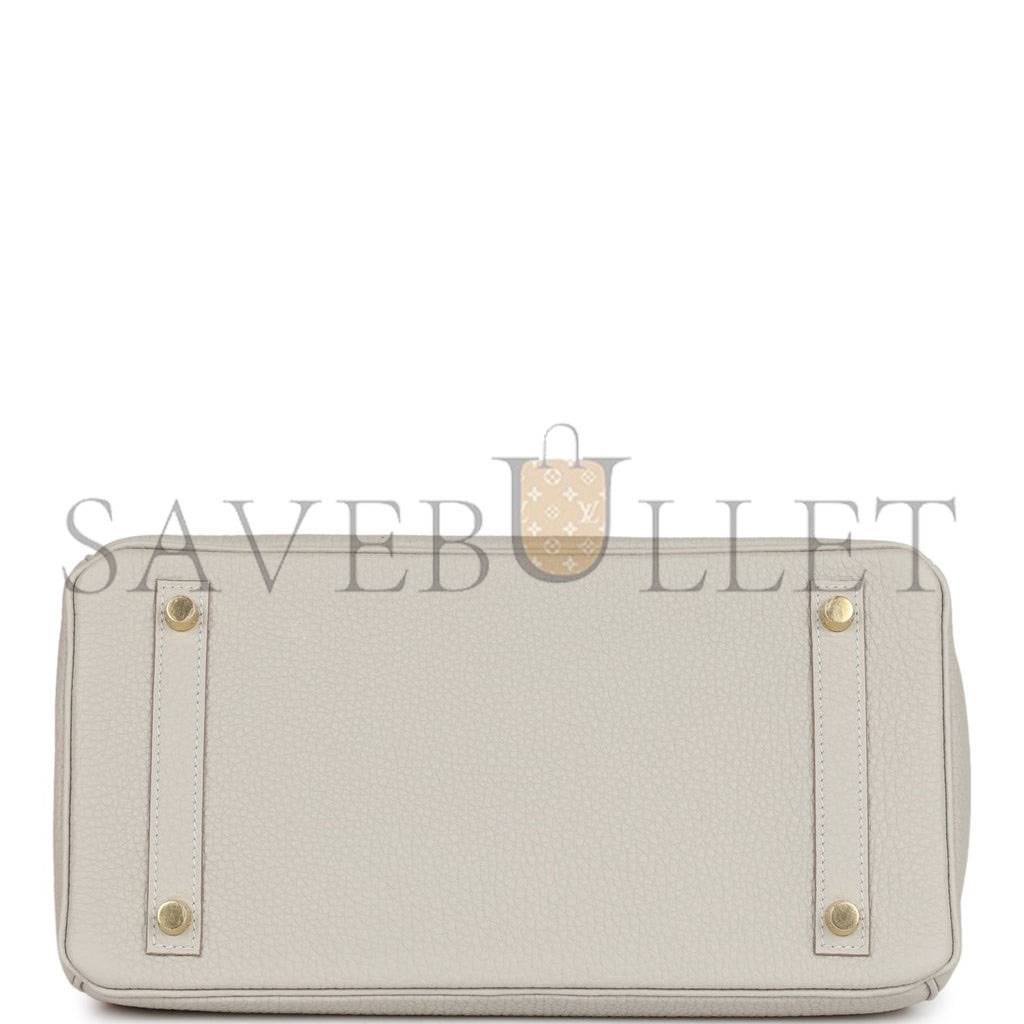 HERMES BIRKIN 30 GRIS PERLE TOGO GOLD HARDWARE (30cm) HERMES BIRKIN 30 GRIS PERLE TOGO GOLD HARDWARE (30cm)