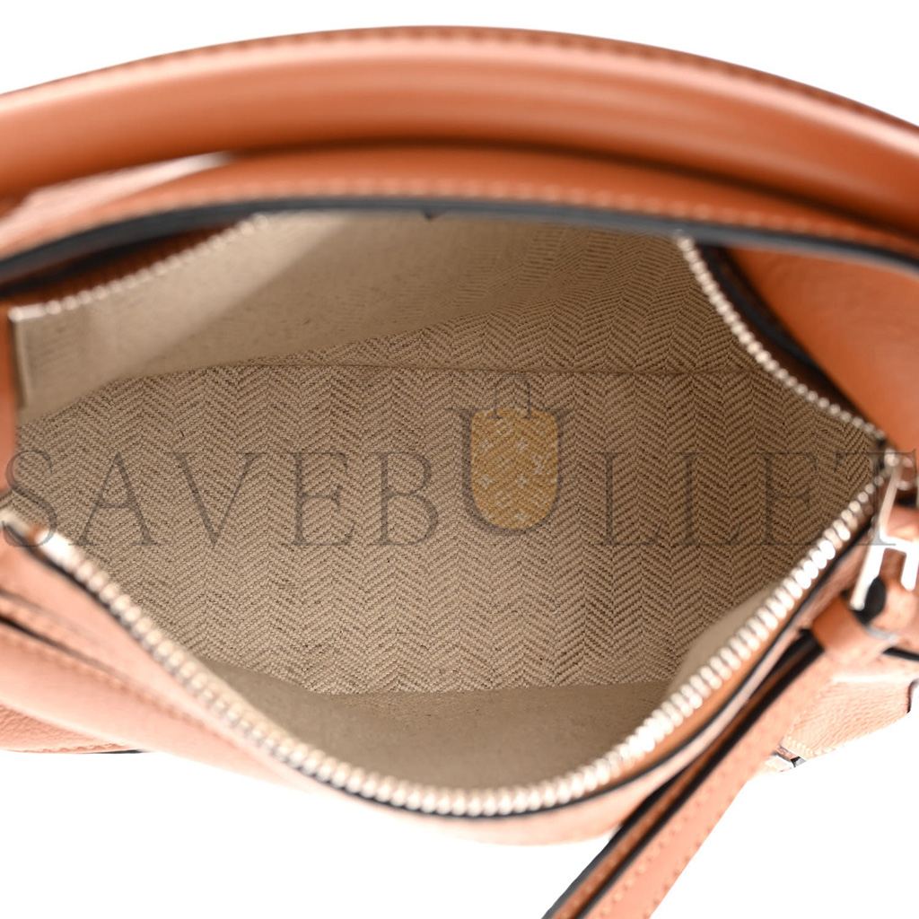 LOEWE CALFSKIN MINI PUZZLE BAG TAN (18*12.5*8cm)