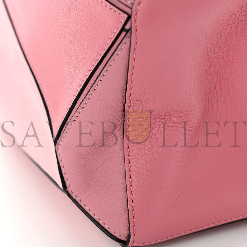 LOEWE CALFSKIN SMALL PUZZLE BAG ROSA (24*16.5*10.5cm)