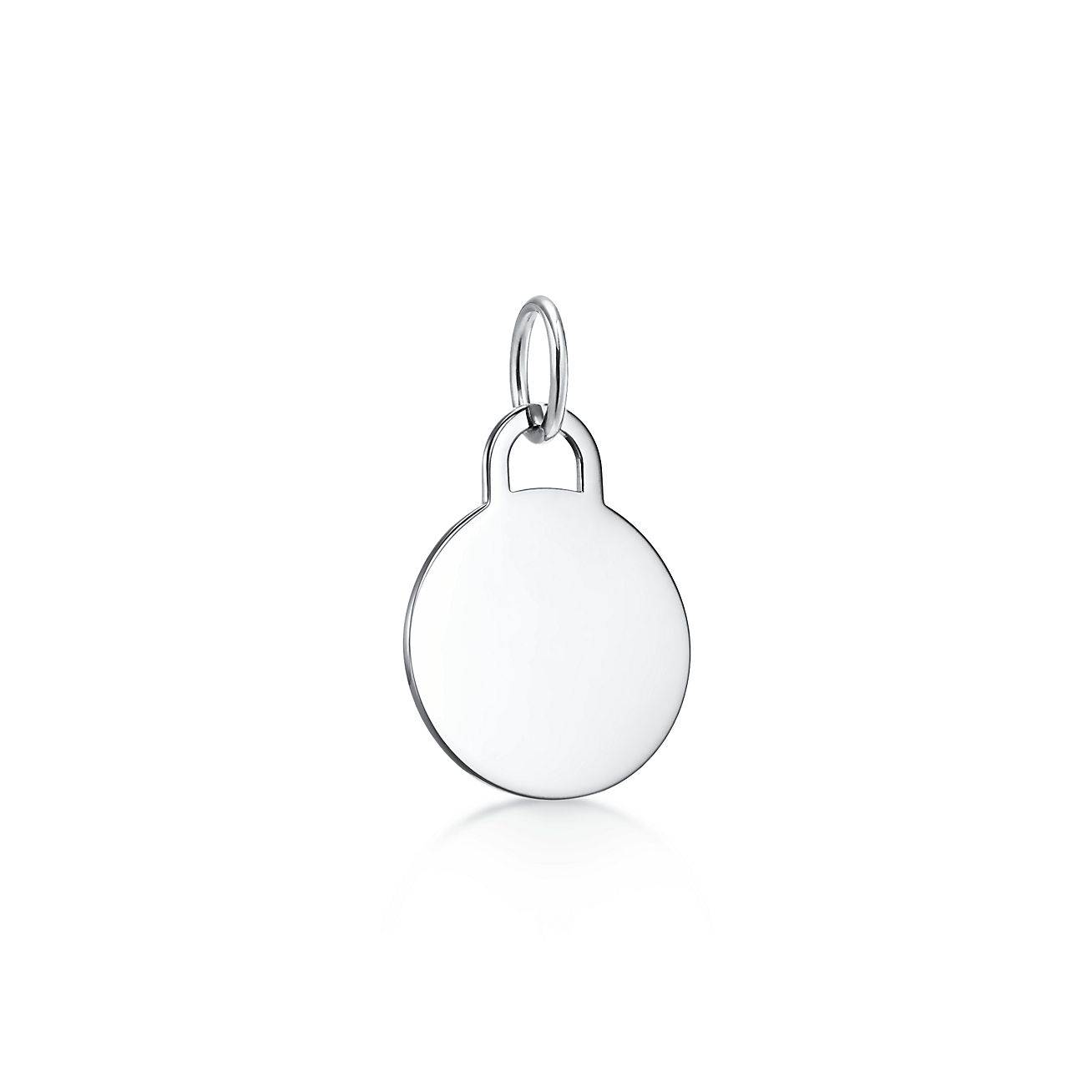TIFFANY CHARMS ROUND TAG CHARM TIFFANY CHARMS ROUND TAG CHARM