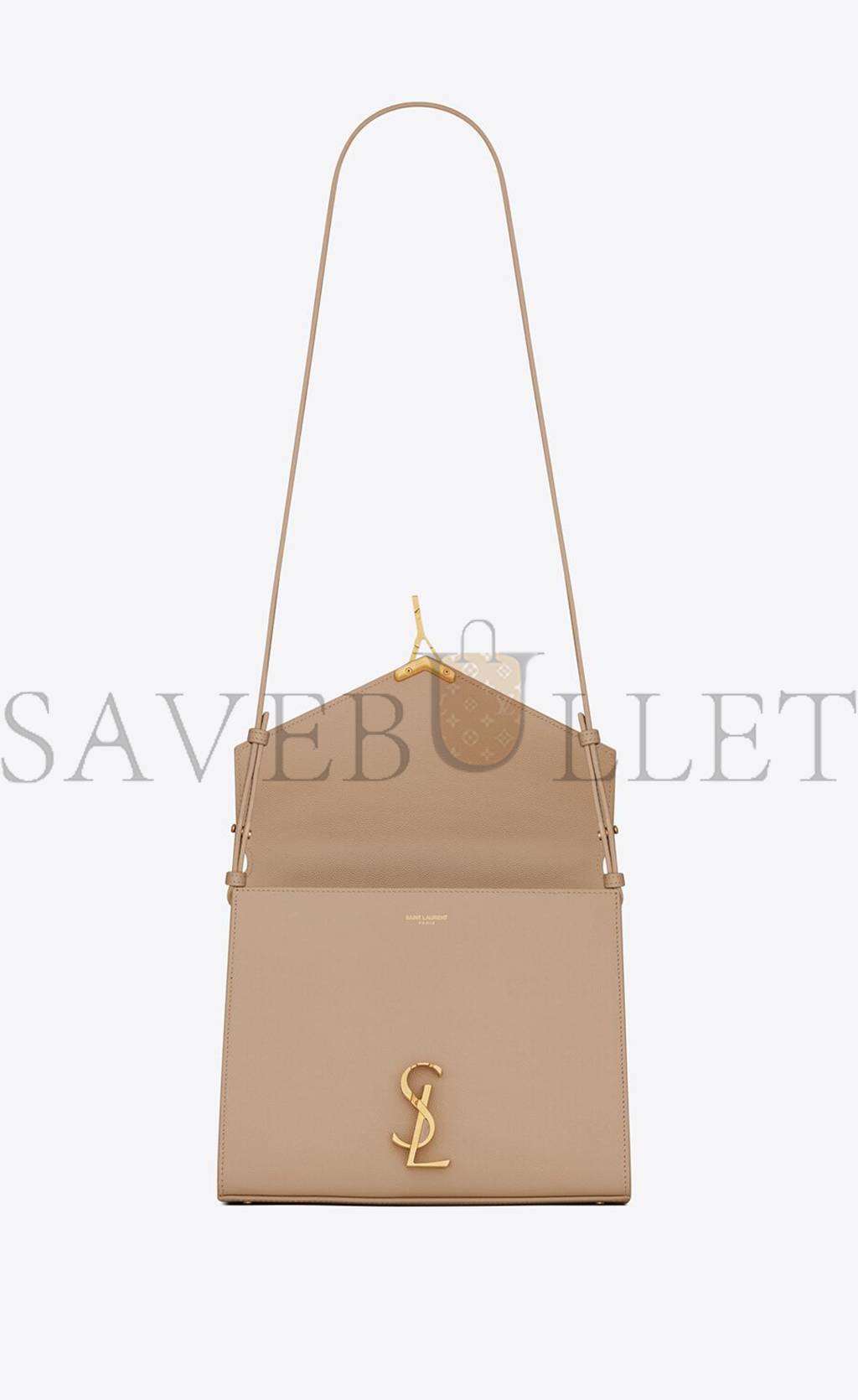 YSL CASSANDRA MEDIUM TOP HANDLE BAG IN GRAIN DE POUDRE EMBOSSED LEATHER 623931BOW0W2721 (24.5*20*11.5cm)