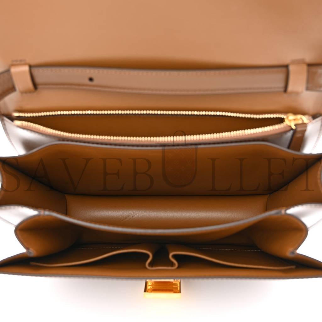 CELINE BOX CALFSKIN MEDIUM CLASSIC BOX FLAP BAG CAMEL (23*20*6cm) CELINE BOX CALFSKIN MEDIUM CLASSIC BOX FLAP BAG CAMEL (23*20*6cm)