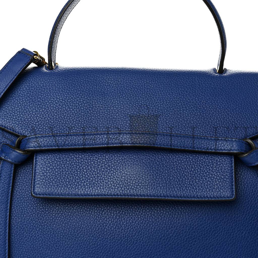 CELINE GRAINED CALFSKIN MINI BELT BAG INDIGO (28*23*16cm) CELINE GRAINED CALFSKIN MINI BELT BAG INDIGO (28*23*16cm)