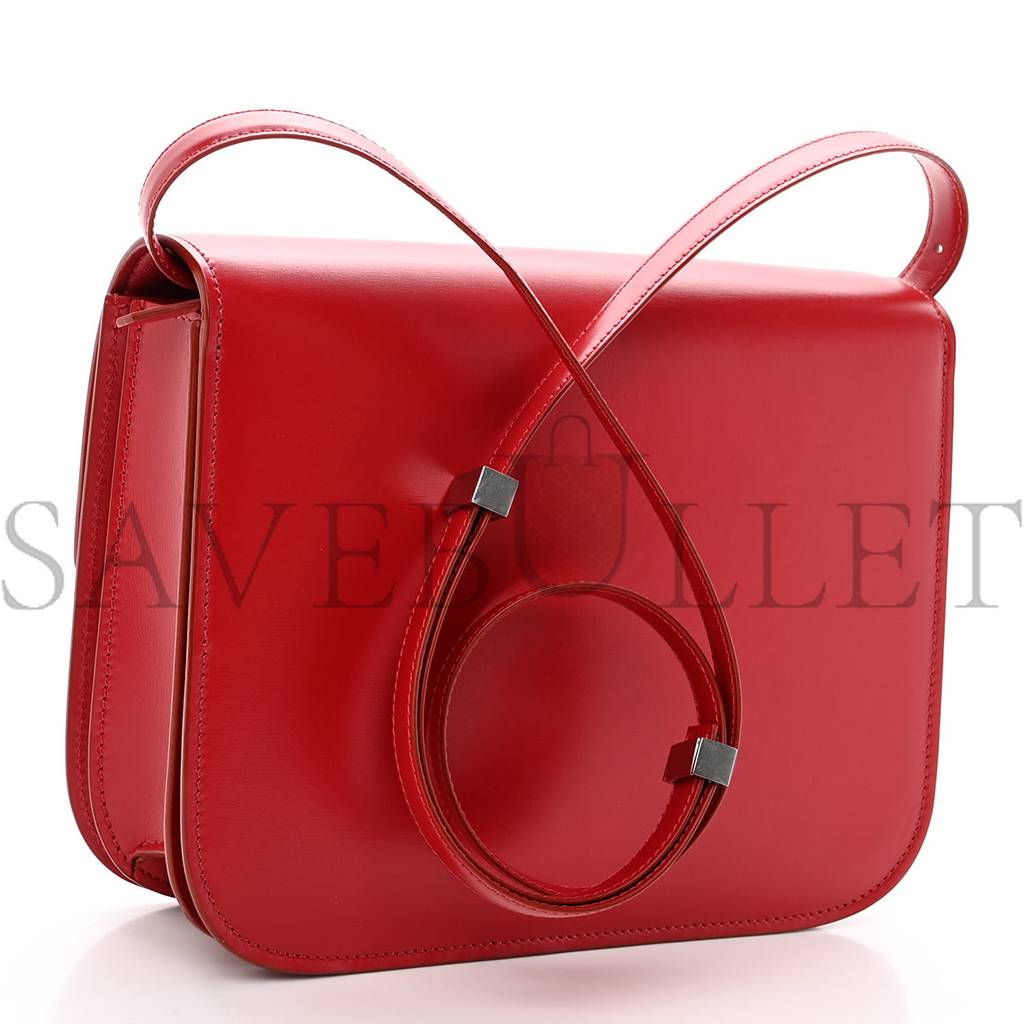 CELINE BOX CALFSKIN MEDIUM CLASSIC BOX FLAP BAG RED (23*18*6cm) CELINE BOX CALFSKIN MEDIUM CLASSIC BOX FLAP BAG RED (23*18*6cm)