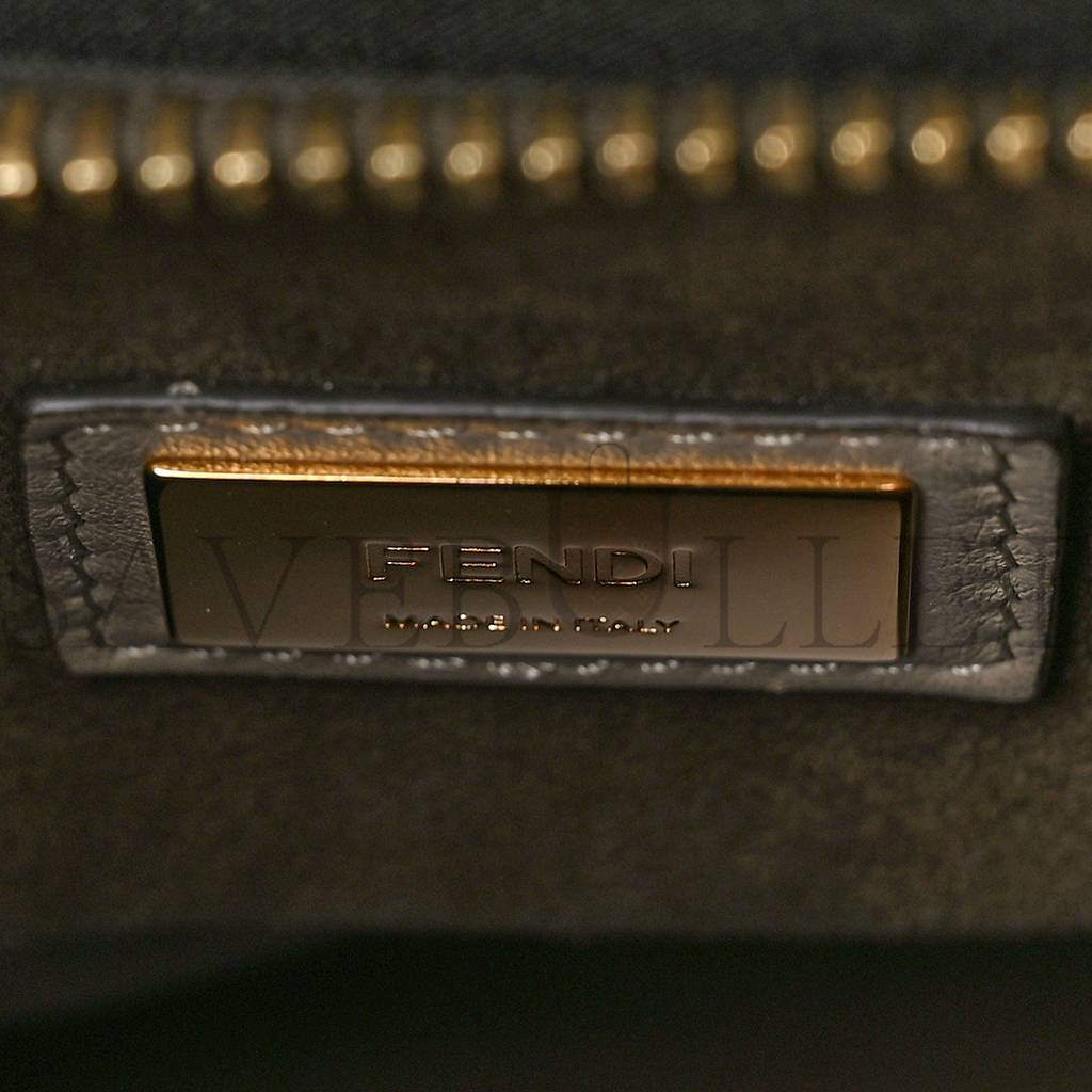 FENDI VITELLO SETA PLEXIGLASS TORTOISE MEDIUM PEEKABOO ICONIC SATCHEL TORTORA (33*25*13cm) FENDI VITELLO SETA PLEXIGLASS TORTOISE MEDIUM PEEKABOO ICONIC SATCHEL TORTORA (33*25*13cm)