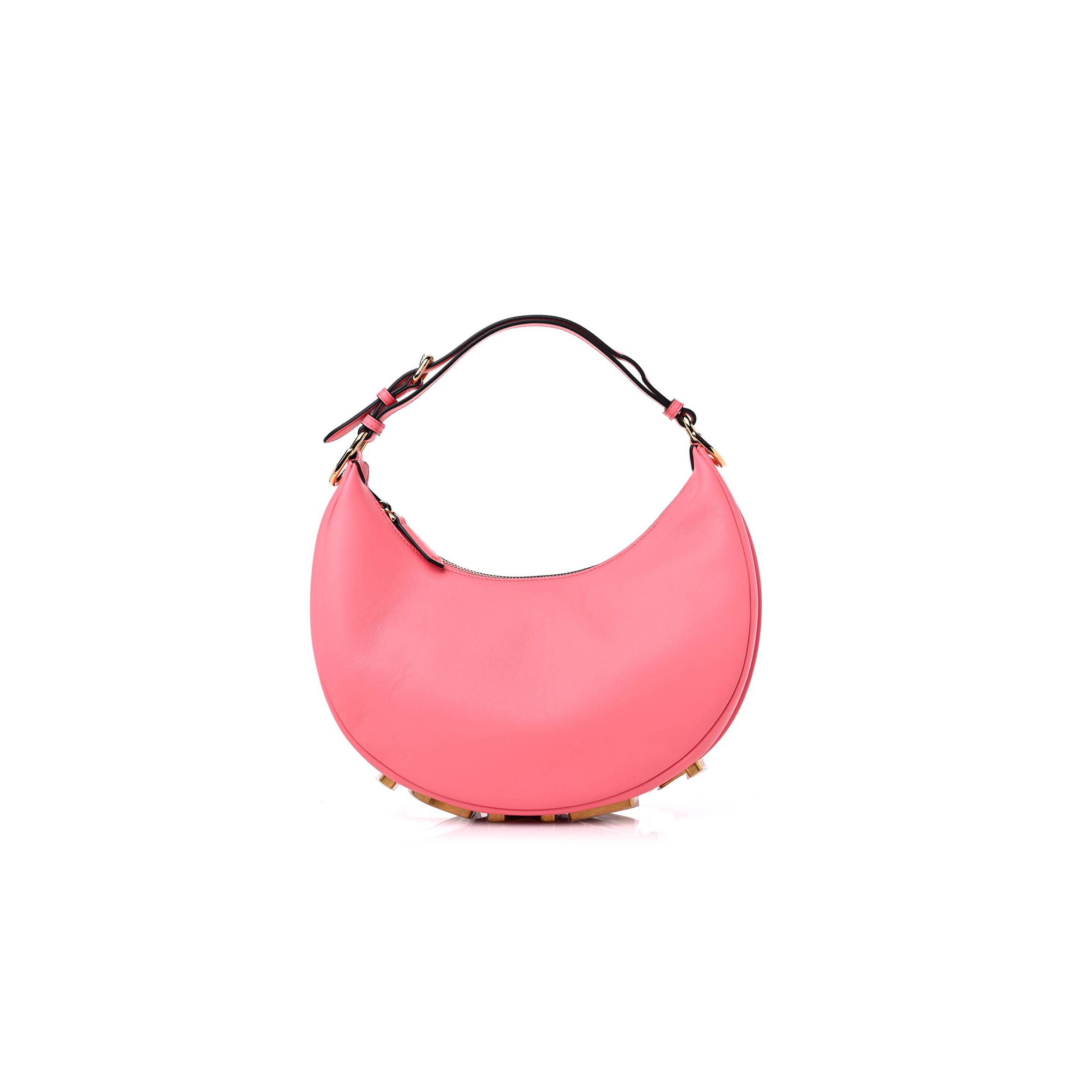 FENDI VITELLO GRACE MATTE SMALL FENDIGRAPHY HOBO BAG PINK DALIA (22*17*9cm) FENDI VITELLO GRACE MATTE SMALL FENDIGRAPHY HOBO BAG PINK DALIA (22*17*9cm)